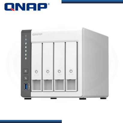 ALMACENAMIENTO NAS QNAP TS-433 ARM CORTEX A55 4 BAHÍAS/MEMORIA 4GB RAM INTEGRADA (NO AMPLIABLE)