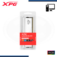 MEMORIA 16GB DDR5 XPG LANCER BLADE RGB WHITE BUS 6000MHz (PN:AX5U6000C3016G-SLABRWH)