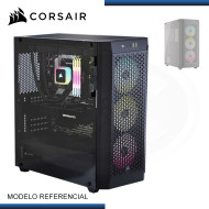 CASE CORSAIR 480T AIRFLOW RGB BLACK SIN FUENTE VIDRIO TEMPLADO USB 3.2 (PN:CC-9011272-WW)