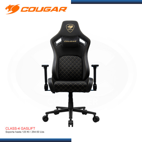 SILLA COUGAR DEFENSOR GOLD F (PN:3MDFFGLB.0001)