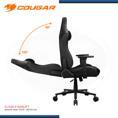 SILLA COUGAR DEFENSOR GOLD F (PN:3MDFFGLB.0001)