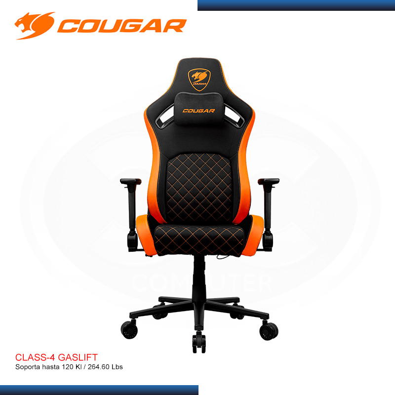 SILLA COUGAR DEFENSOR F BLACK ORANGE (PN:3MDFFORB.0001)