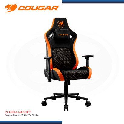 SILLA COUGAR DEFENSOR F BLACK ORANGE (PN:3MDFFORB.0001)