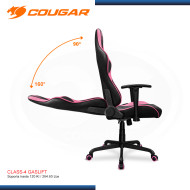 SILLA COUGAR ARMOR ELITE EVA PINK (PN:3MELIPNB.0001)