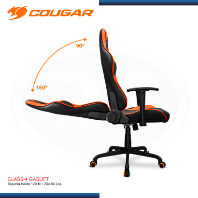 SILLA COUGAR ARMOR ELITE BLACK ORANGE (PN:3MELIORB.0001)