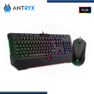 KIT ANTRYX GC-2500 CHROME STORM RGB TECLADO + MOUSE USB (PN:AGC-CS2510K-SP)