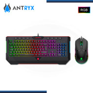 KIT ANTRYX GC-2500 CHROME STORM RGB TECLADO + MOUSE USB (PN:AGC-CS2510K-SP)