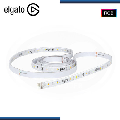 ELGATO TIRA LED INTELIGENTE RGB WHITE DE EXTESION CON WI-FI 2MTS (PN:10LAE9901)