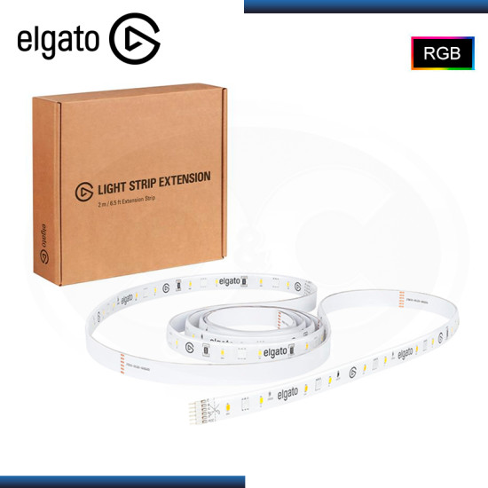 ELGATO TIRA LED INTELIGENTE RGB WHITE DE EXTESION CON WI-FI 2MTS (PN:10LAE9901)