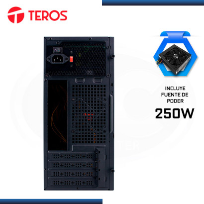 CASE TEROS TE-1034S BLACK CON FUENTE 250W USB 3.0/USB 2.0