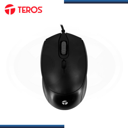 MOUSE TEROS TE-1222S BLACK DPI 1600 CONEXIÓN WIRED USB
