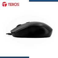 MOUSE TEROS TE-1222S BLACK DPI 1600 CONEXIÓN WIRED USB