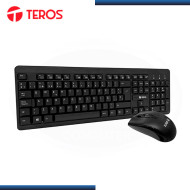 KIT TEROS TE-4061N BLACK WIRELESS TECLADO MULTIMEDIA + MOUSE OPTICO