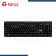 KIT TEROS TE-4061N BLACK WIRELESS TECLADO MULTIMEDIA + MOUSE OPTICO