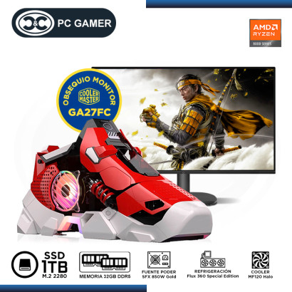 PC SNEAKER : AORUS B850I PRO/AMD RYZEN 5 8600G/32GB DDR5/SSD 1TB/ SIN SISTEMA "OBSEQUIO MONITOR CM GA27FC" (Ct.0-143999)
