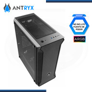 CASE ANTRYX FX SENTRY SE ARGB SIN FUENTE VIDRIO TEMPLADO USB 3.0/USB 2.0 (PN:AC-FX260SEK-T3DR)
