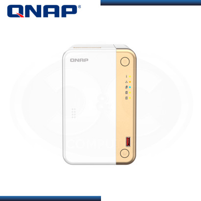 ALMACENAMIENTO NAS QNAP TS-262-4G CELERON N4505 2 BAHÍAS/MEMORIA 4GB RAM (NO AMPLIABLE)