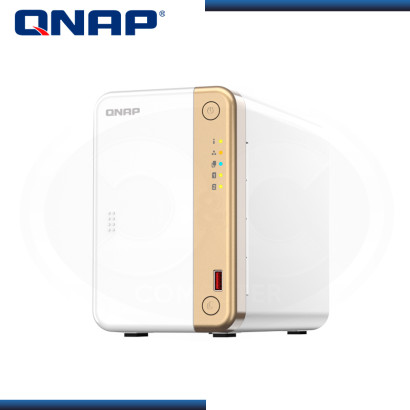 ALMACENAMIENTO NAS QNAP TS-262-4G CELERON N4505 2 BAHÍAS/MEMORIA 4GB RAM (NO AMPLIABLE)