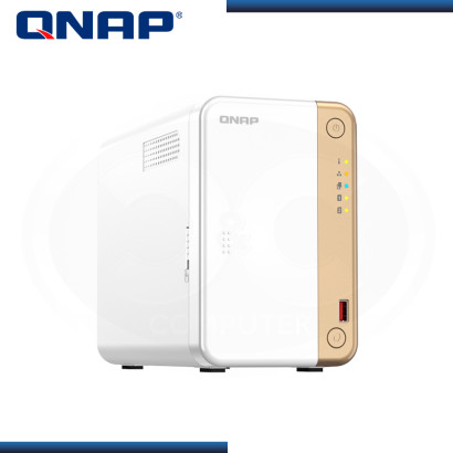 ALMACENAMIENTO NAS QNAP TS-262-4G CELERON N4505 2 BAHÍAS/MEMORIA 4GB RAM (NO AMPLIABLE)