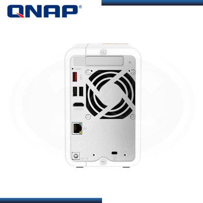 ALMACENAMIENTO NAS QNAP TS-262-4G CELERON N4505 2 BAHÍAS/MEMORIA 4GB RAM (NO AMPLIABLE)