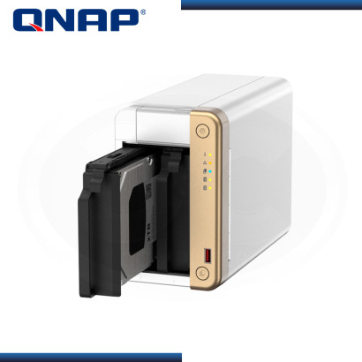 ALMACENAMIENTO NAS QNAP TS-262-4G CELERON N4505 2 BAHÍAS/MEMORIA 4GB RAM (NO AMPLIABLE)