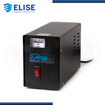 ESTABILIZADOR ELISE IEDA POWER SAFE LCR10-4.5% SOLIDO 1KVA 4 TOMAS A 220VAC