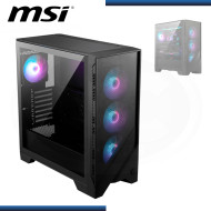 CASE MSI MAG FORGE 321R AIRFLOW ARGB BLACK SIN FUENTE VIDRIO TEMPLADO USB 3.2 (PN:306-7G23R22-HH9)