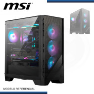 CASE MSI MAG FORGE 321R AIRFLOW ARGB BLACK SIN FUENTE VIDRIO TEMPLADO USB 3.2 (PN:306-7G23R22-HH9)