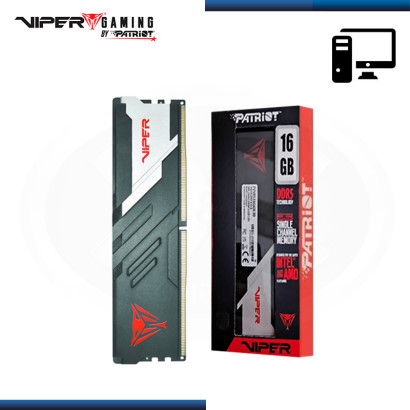 MEMORIA 16GB DDR5 VIPER GAMING VENOM BUS 6000MHz CON DISIPADOR (PN:PVV516G60C30)