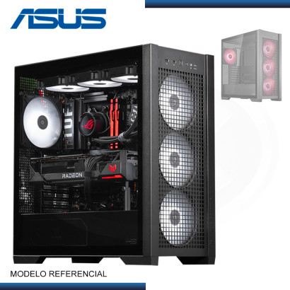 CASE ASUS TUF GAMING GT302 ARGB BLACK SIN FUENTE VIDRIO TEMPLADO USB 3.2 (PN:90DC00I0-B18000)