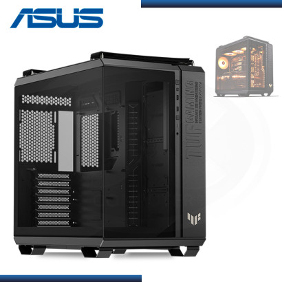 CASE ASUS TUF GAMING GT502 HORIZON BLACK SIN FUENTE VIDRIO TEMPLADO USB 3.2 (PN:90DC0090-B08020)