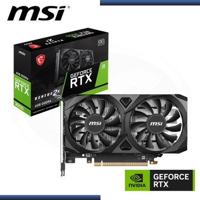 MSI GEFORCE RTX 3050 6GB GDDR6 96BITS VENTUS 2X OC (PN:912-V812-060)