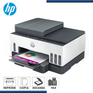 IMPRESORA HP SMART TANK 790 MULTIFUNCIONAL WIFI/USB/ETHERNET CON SISTEMA CONTINUO (PN:4WF66A AKY)