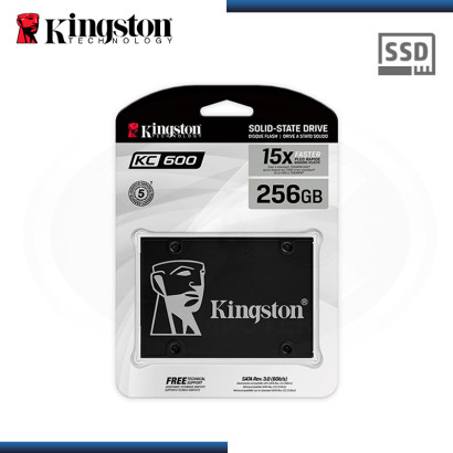 SSD KINGSTON KC600 256GB SATA 6.0 FORMATO 2.5" (PN:SKC600/256G)