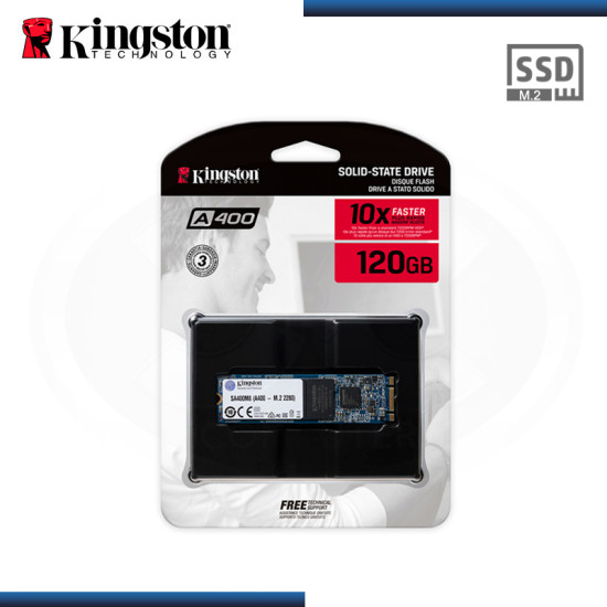 SSD 120GB KINGSTON A400 M.2 2280 (PN:SA400M8/120GB)