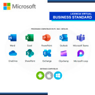 MICROSOFT 365 ESD BUSINESS STANDARD LICENCIA VIRTUAL ESPAÑOL 12 MESES 1 USUARIO (PN:KLQ-00219)