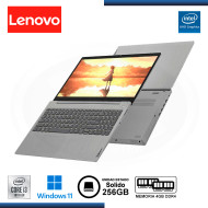 LAPTOP LENOVO IDEAPAD 3 14IML05 CORE I3-10110U/PANTALLA 14"/MEMORIA 4GB DDR4/SSD 256GB/WIN 11H ESPAÑOL (PN:81WA00Q2LM)