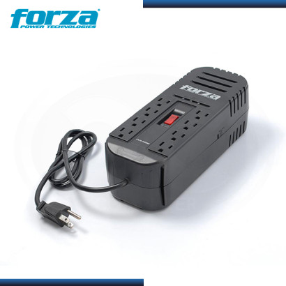 ESTABILIZADOR FORZA FVR-2202 2200VA/1100W 8 TOMAS BLACK