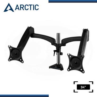 ARCTIC Z2-3D BRAZO DE MONITOR DOBLE CON RESORTE DE GAS PARA TV & MONITOR TAMAÑO 34"