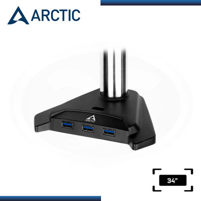 ARCTIC Z2-3D BRAZO DE MONITOR DOBLE CON RESORTE DE GAS PARA TV & MONITOR TAMAÑO 34"