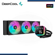 DEEPCOOL LQ360 ARGB BLACK CON PANTALLA LCD REFRIGERACION LIQUIDO AMD/INTEL (PN:R-LQ360-BKLSMW-G-1)