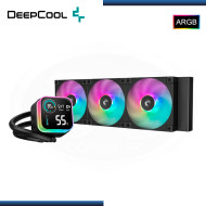 DEEPCOOL LQ360 ARGB BLACK CON PANTALLA LCD REFRIGERACION LIQUIDO AMD/INTEL (PN:R-LQ360-BKLSMW-G-1)