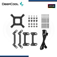 DEEPCOOL LQ360 ARGB BLACK CON PANTALLA LCD REFRIGERACION LIQUIDO AMD/INTEL (PN:R-LQ360-BKLSMW-G-1)