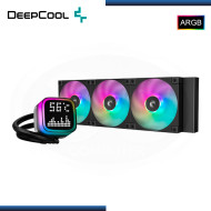 DEEPCOOL LP360 ARGB BLACK CON PANTALLA LCD REFRIGERACION LIQUIDO AMD/INTEL (PN:R-LP360-BKMSNC-G-1)
