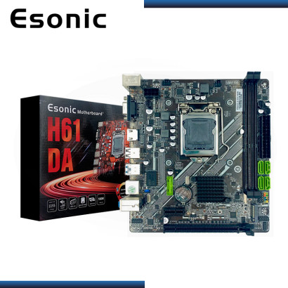 PLACA ESONIC H61DA DDR3 LGA 1155 2DA & 3ERA GENERACION