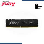 MEMORIA 8GB DDR4 KINGSTON FURY BEAST BLACK BUS 3200MHZ (PN:KF432C16BB/8)