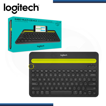 TECLADO LOGITECH K480 BLACK MULTIDISPOSITIVO CONEXIÓN BLUETOOTH "OPEN BOX"