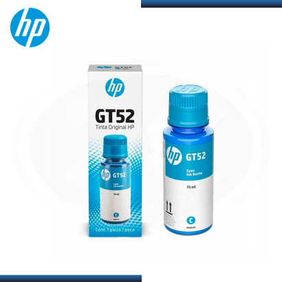 BOTELLA DE TINTA  HP GT52 CYAN 70ML (PN:M0H54AL)