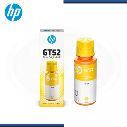 BOTELLA DE TINTA  HP GT52 YELLOW 70ML (PN:M0H56AL)