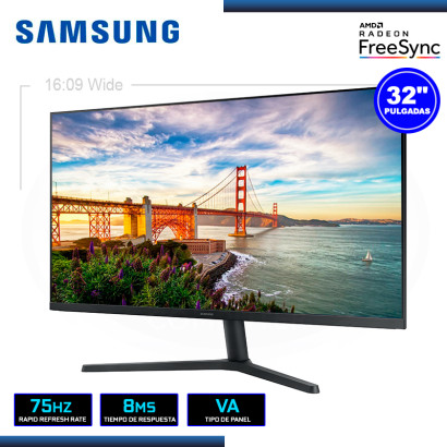 MONITOR LED 32" SAMSUNG LS32B300NWNXGO 1920x1080 HDMI DP 8MS/75Hz/FREESYNC